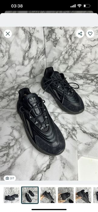 Кроссовки сетка и замша Adidas Ozelia оригинал размер 41 26 см