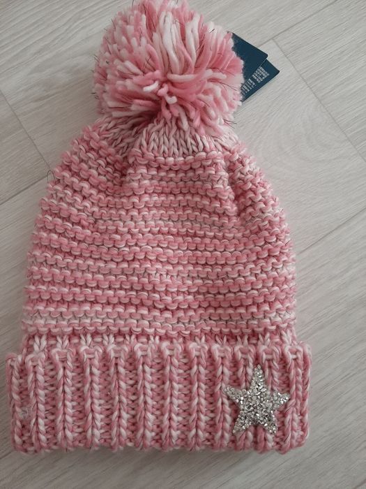 Шапка Glissade зимняя дитяча 54 р,  зимова шапка для девочки
