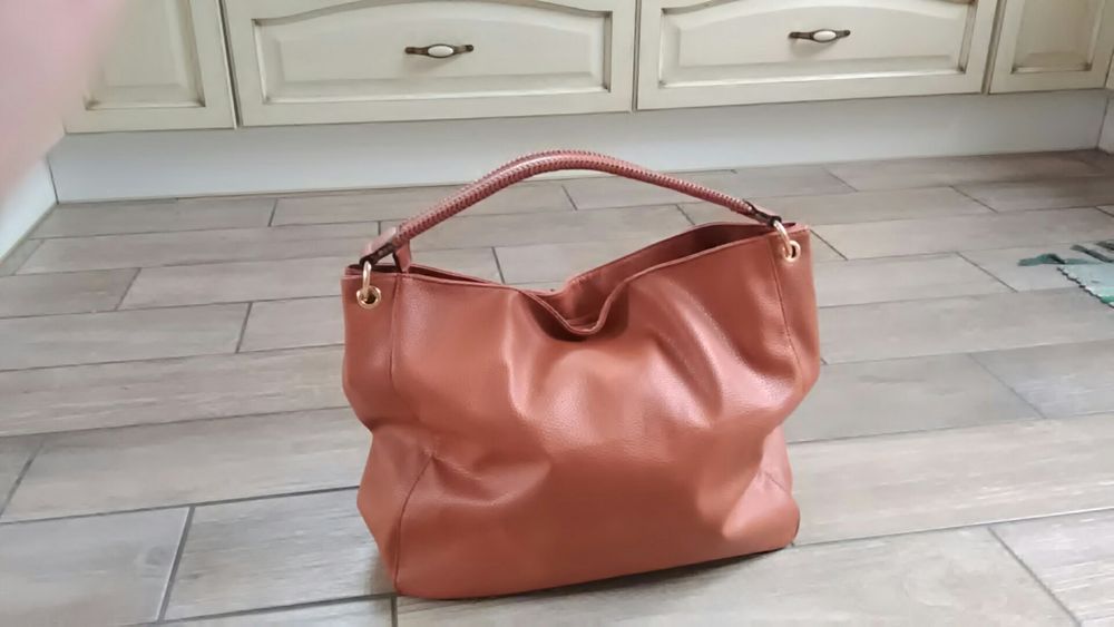 Nowa kolor toffi złoty torebka Tu