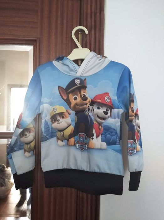 Sweat da Patrulha pata tamanho 2 anos