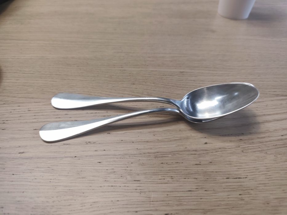 Colheres de prata macissa 87.5% - Prata Russa