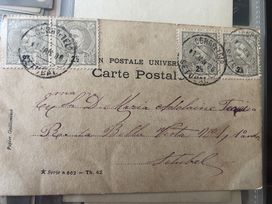 Coleção de postais antigos