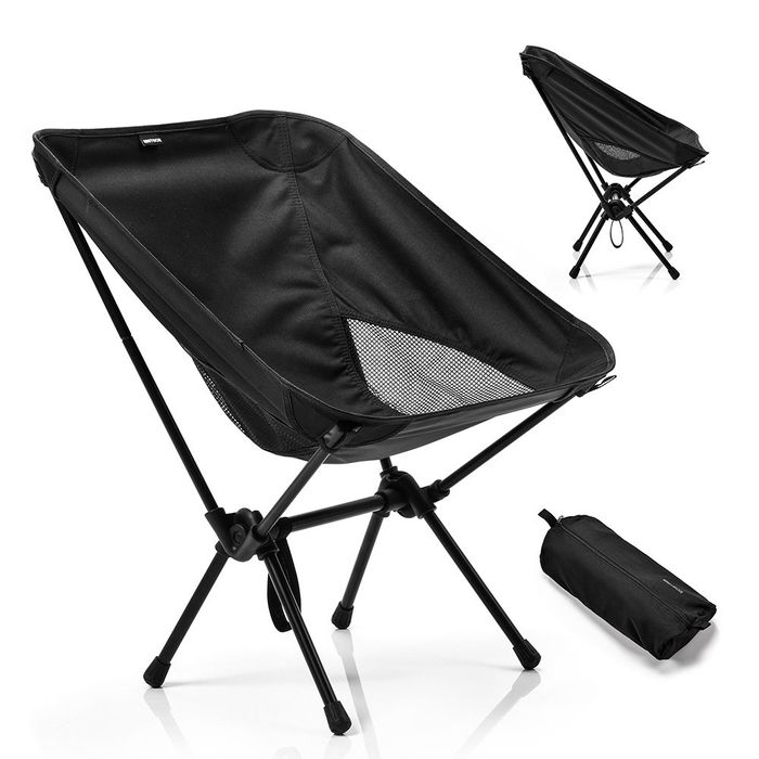 Krzesło składane meteor schelp czarny