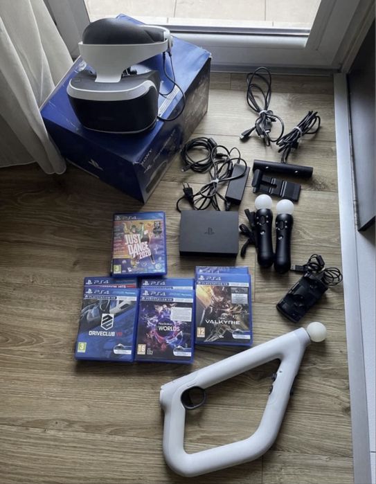 Konsola Ps5 z napędem Gwarancja 1216A PlayStation 5 + Gry Pady VR Fortnite Roblox Minecraft