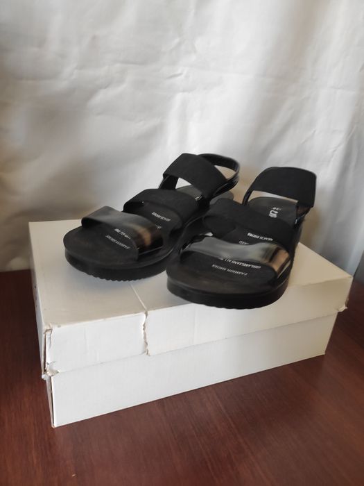 Czarne sandały damskie