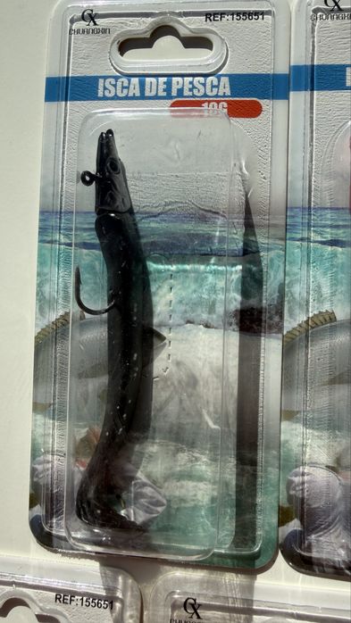 Iscas pesca amostras qualidade