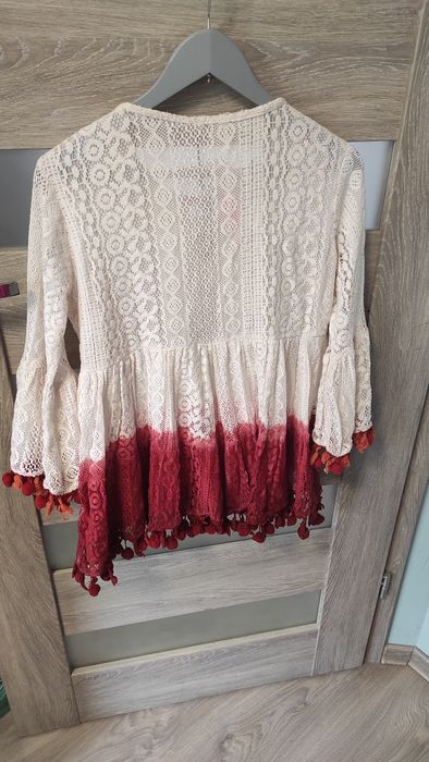 Damska bawełniana bluzka w stylu boho Alex Max rozmiar S/M