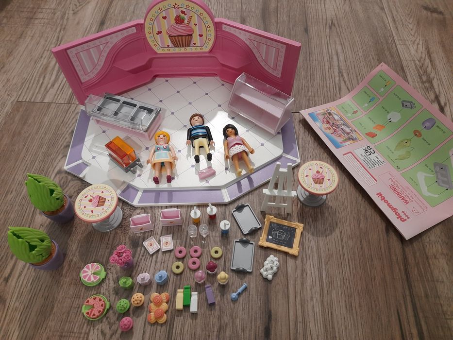 Playmobil kawiarnia + gazetki