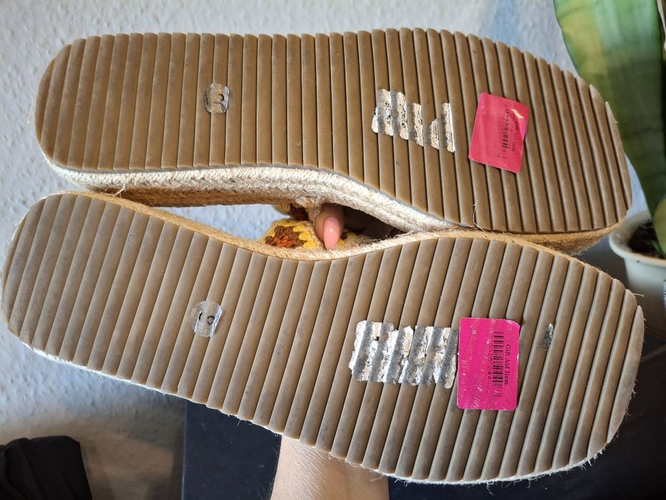 Asos Design  klapki na platformie Boho 41
