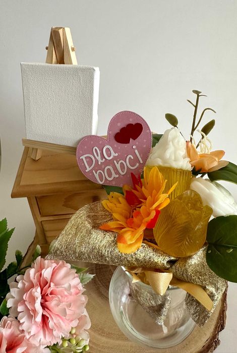 Mydlany bukiet na Dzień Babci