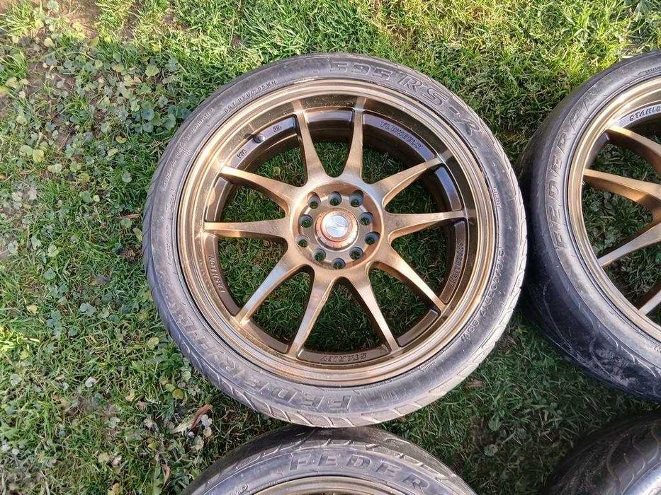 Felgi 17" SUPERLIGHT 5x114.3 5x100 JDM Japan Racing Enkei Rays WORK