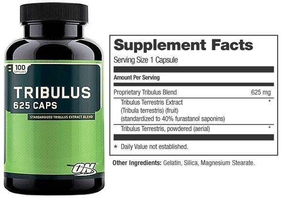 Трибулус Optimum Nutrition Tribulus 625 Mg. 100 caps бустер тестостеро