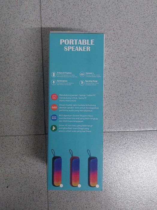 Coluna sem fio bluetooth M9 RGB - NOVA SELADA
