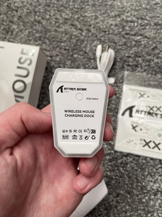 Ігрова мишка Attack Shark X11 | Бездротова + RGB док-станція