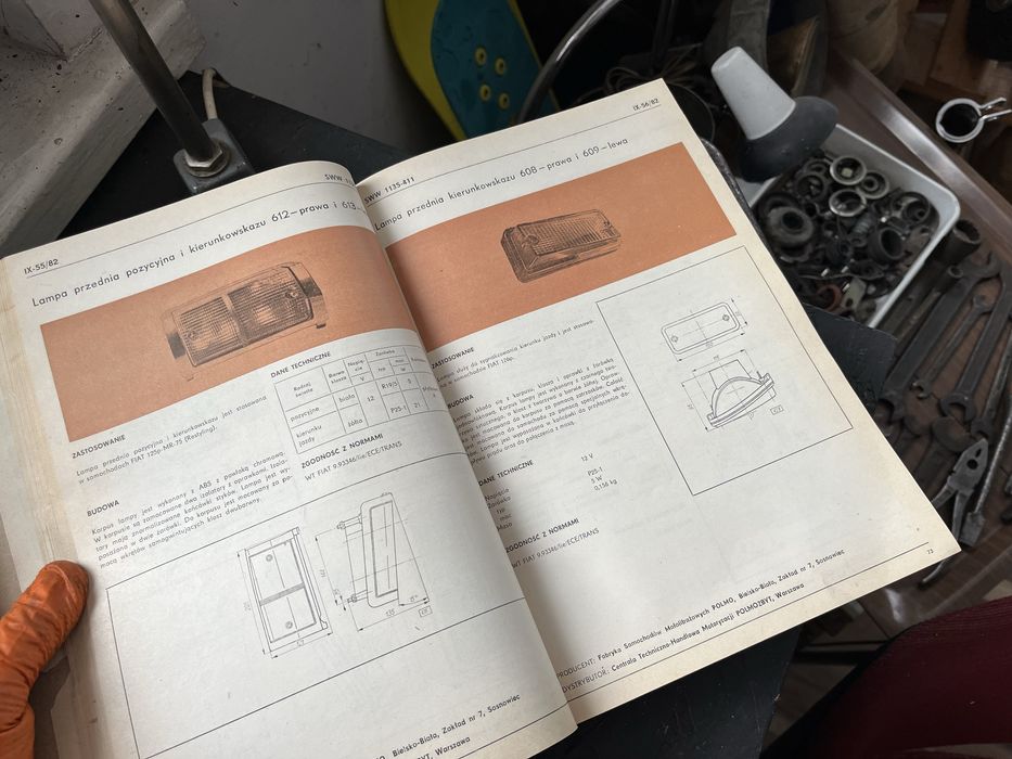 Katalog części POLMO ( Romet Motorynka WSK Junak 126p 125p) okazja