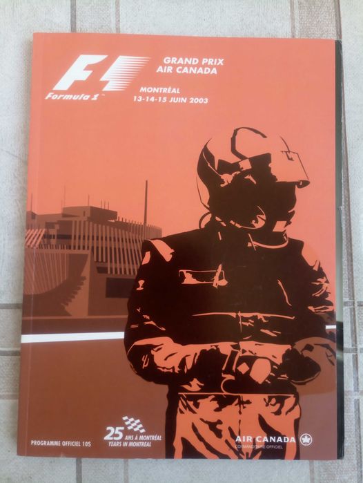 Grand Prix Air Canada 2003: F1/Formula 1 Programme Officiel