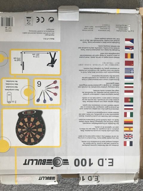 Electronic Dartboard E.D. 100 Built64739967764994121