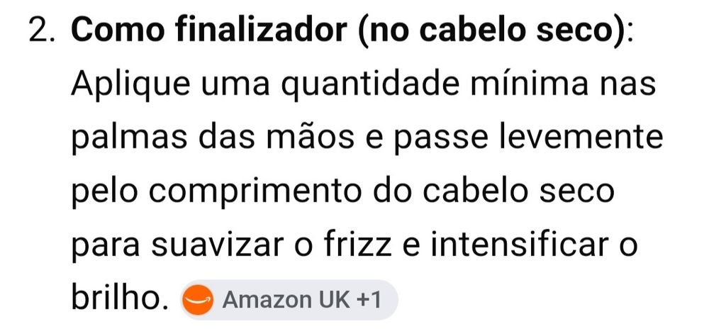 Sérum para Cabelo com Óleo de Argão 30ml AVON