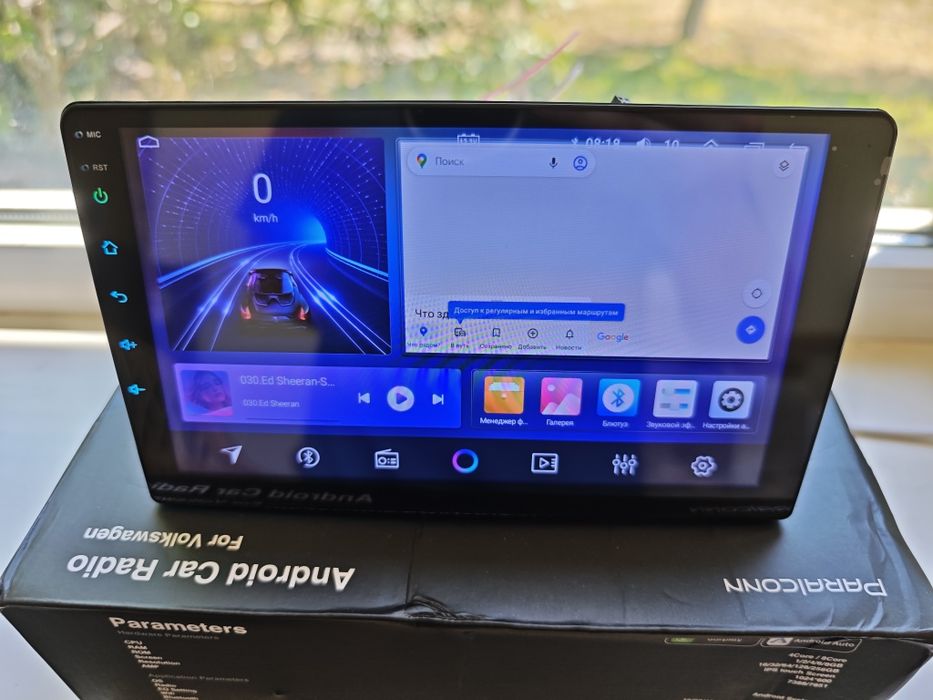 Магнитола 1Din 4/64GB 8 Ядер с Carplay Android Auto