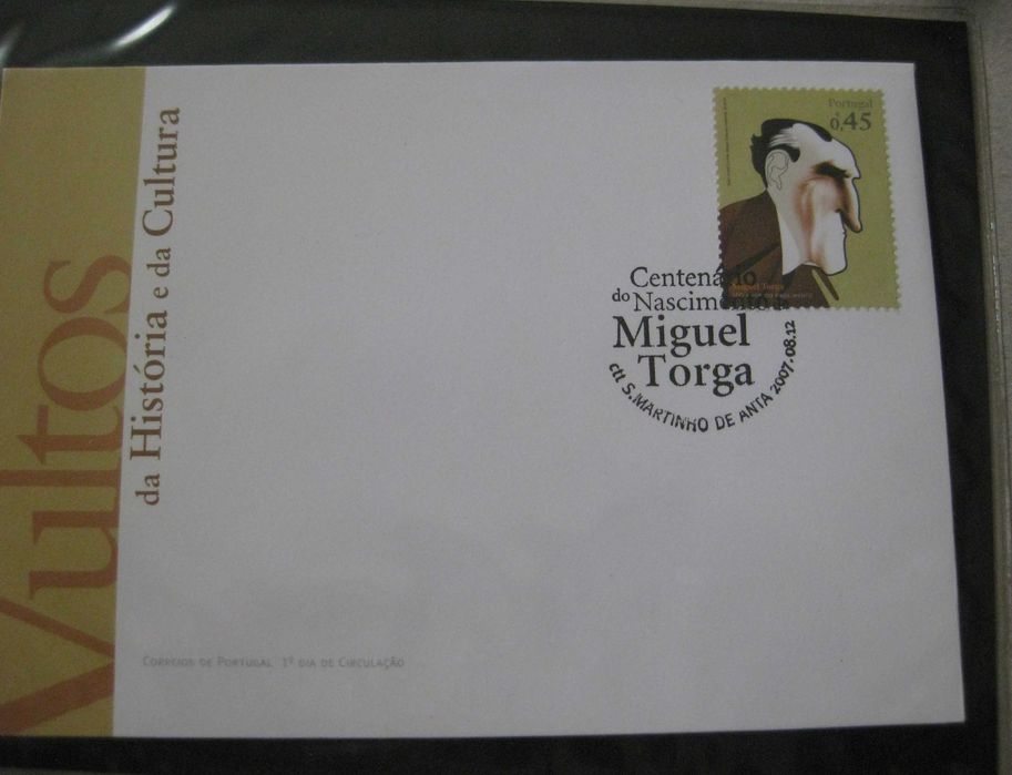 Sobrescrito 100A Nascimento Miguel Torga c/ Carimbo Especial