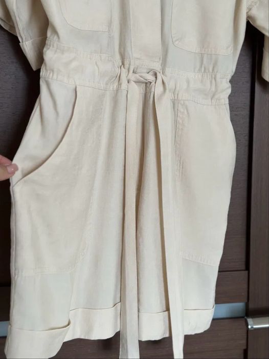 Бежевий комбінезон zara xs