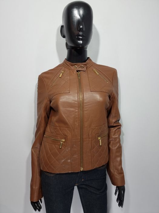 Кожаная куртка натуральная кожа Michael Kors размер S