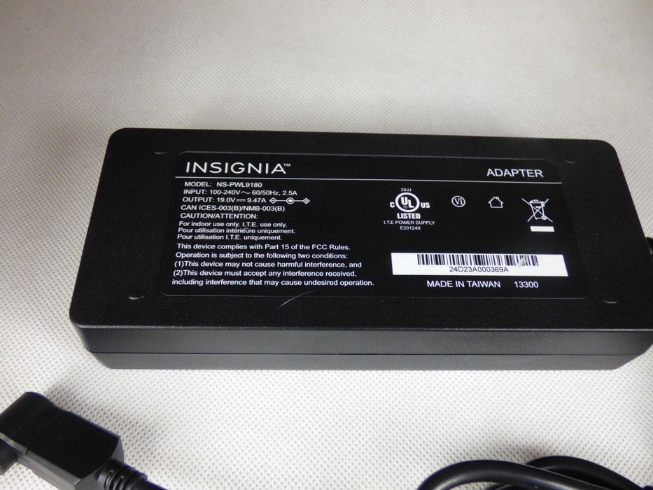 Електрошрот Insignia для Acer 180W блок живлення 19V 9.47A 5.5x1.7