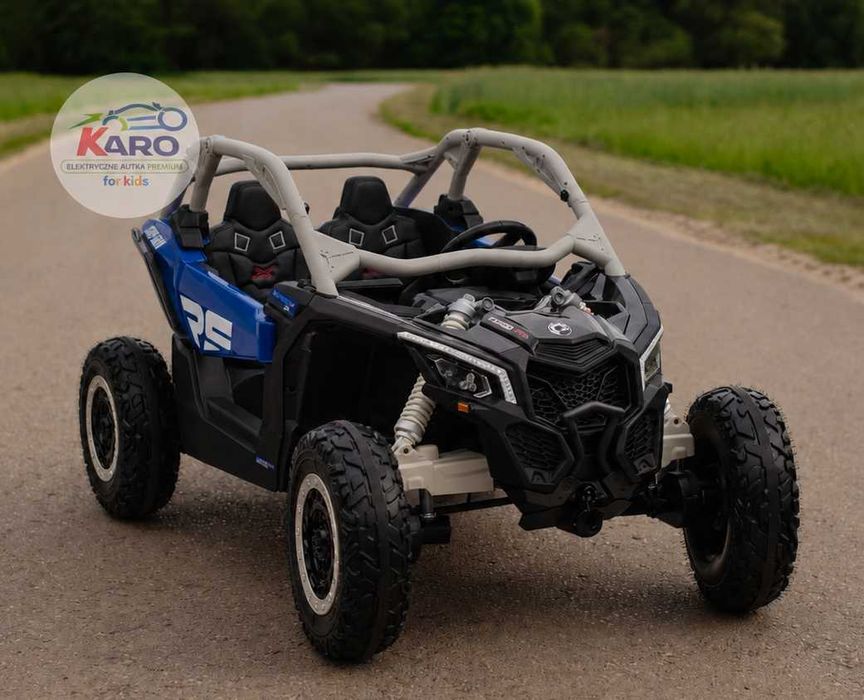 Auto na akumulator CAN-AM Maverick RS. Pompowane koła 2x24V Napęd 4x4