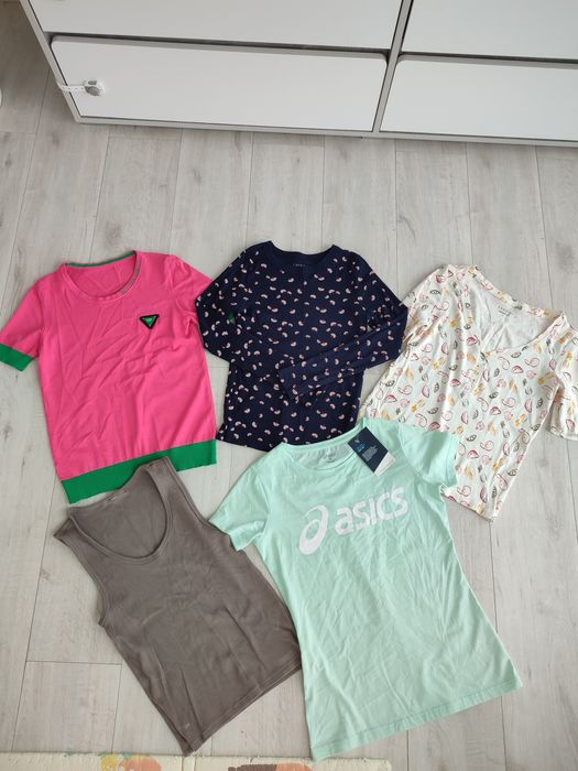 Пакет футболок і майок для дівчинки 159-176 s, mпідлітка Asics та інші
