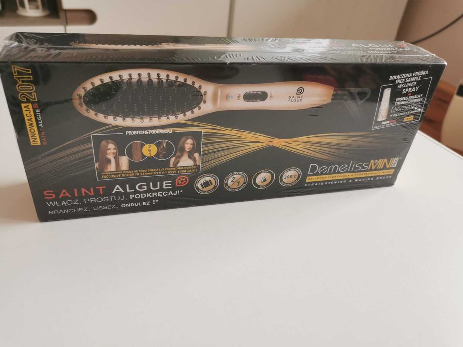 SAINT ALGUE Demeliss Mini PRO Szczotka prostująca- NOWA