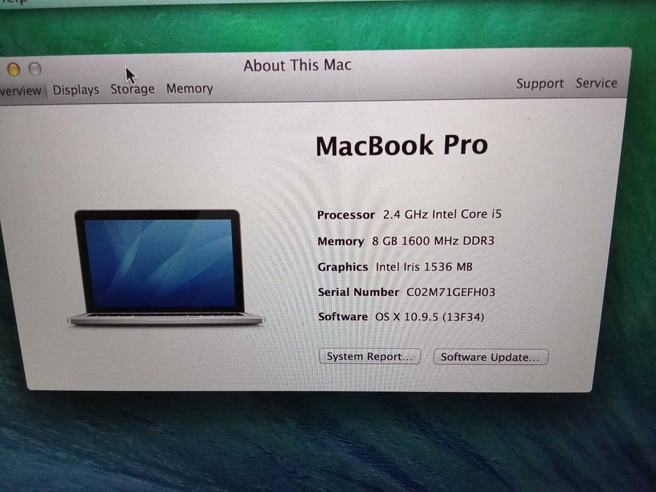 Apple MacBook Pro Retina 13'' 2013 | I5 2.4 Ghz | 8GB RAM || SSD 128GB