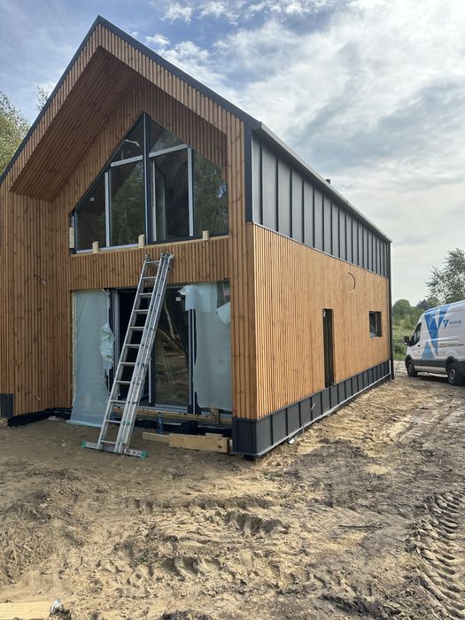 Nowoczesna Stodoła 70m2 / Stan Deweloperski / Modułowy domek