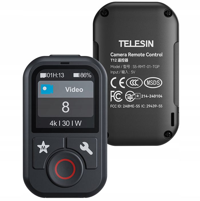 Pilot GoPro Hero 13 12 11 10 9 8 Kamer Smart Remote Bluetooth Zdalny