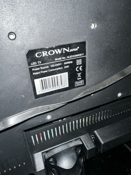 Tv Crown 22” funcional