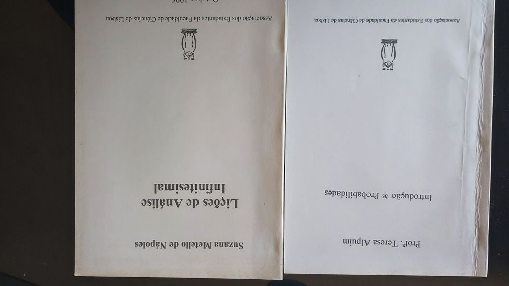 Manuais de matemática 1996 FCT