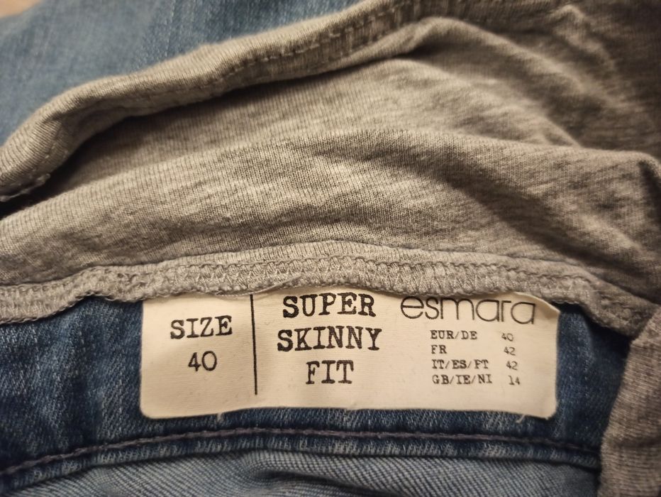 Jeansy ciążowe Esmara r. 40