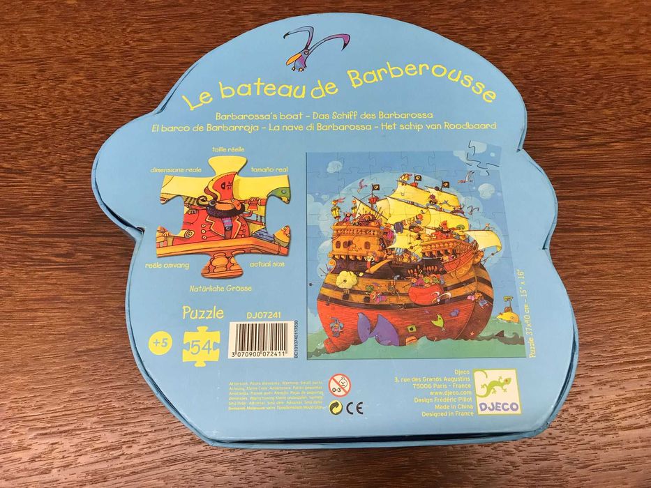 Puzzle DJECO – Barco Piratas