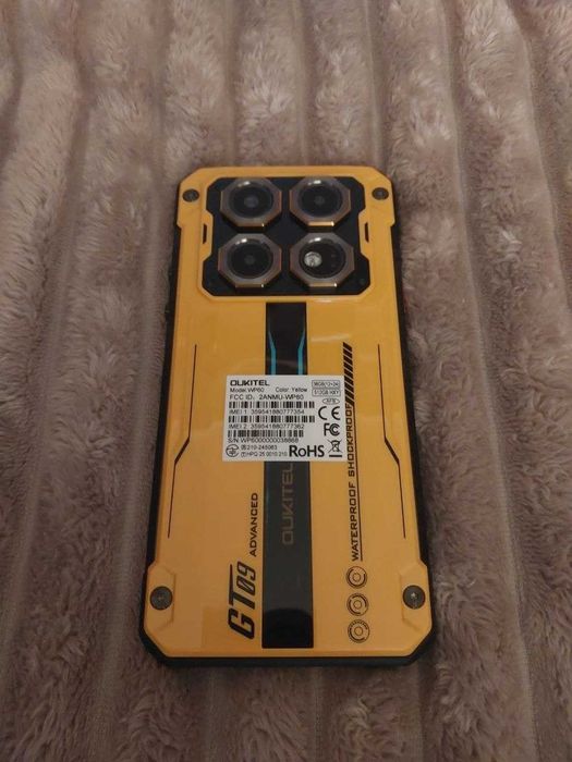 Smartphone OUKITEL WP60 5G 12/512GB 10000mAh 7,2" HD+ Android żółty