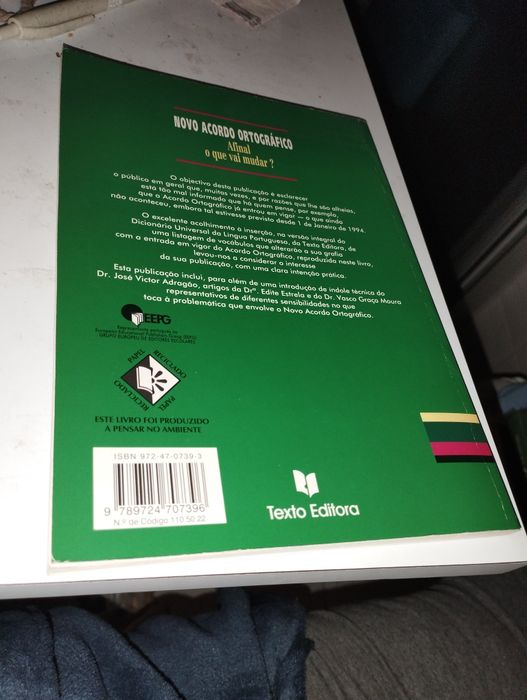 Livro "Novo Acordo Ortográfico - Afinal o que vai mudar?"