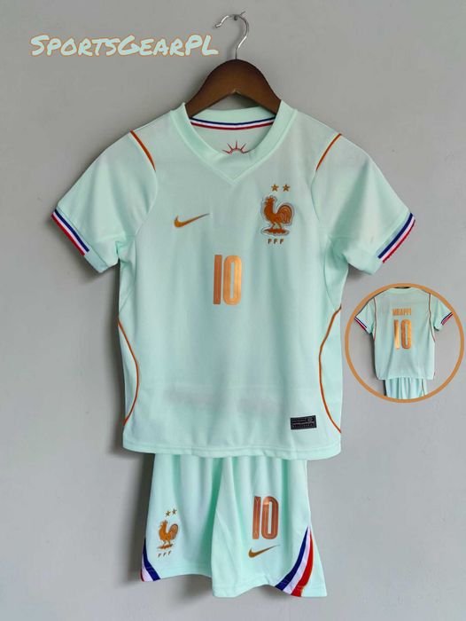 Francja #10 MBAPPE Kylian MŚ 2026 Strój Wyjazdowy 145 - 155 cm || Mundial 2026