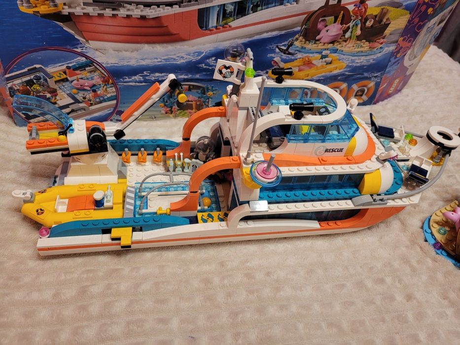 Zestaw lego friends 41381 statek łódź ratunkowa