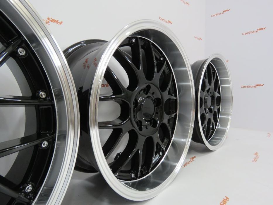 Jante Look BBS RS GT 18 8 et 35 +9 et38 5x120 Black