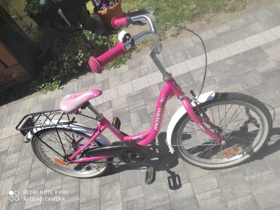 Rower różowy "20"