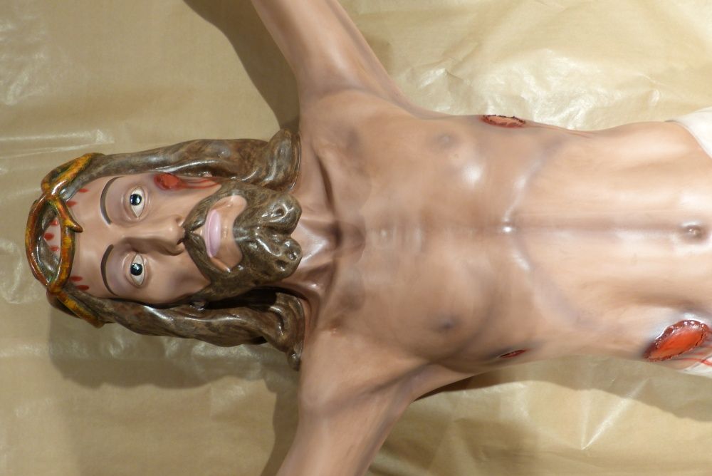 Cristo vivo em terracota 1,70m