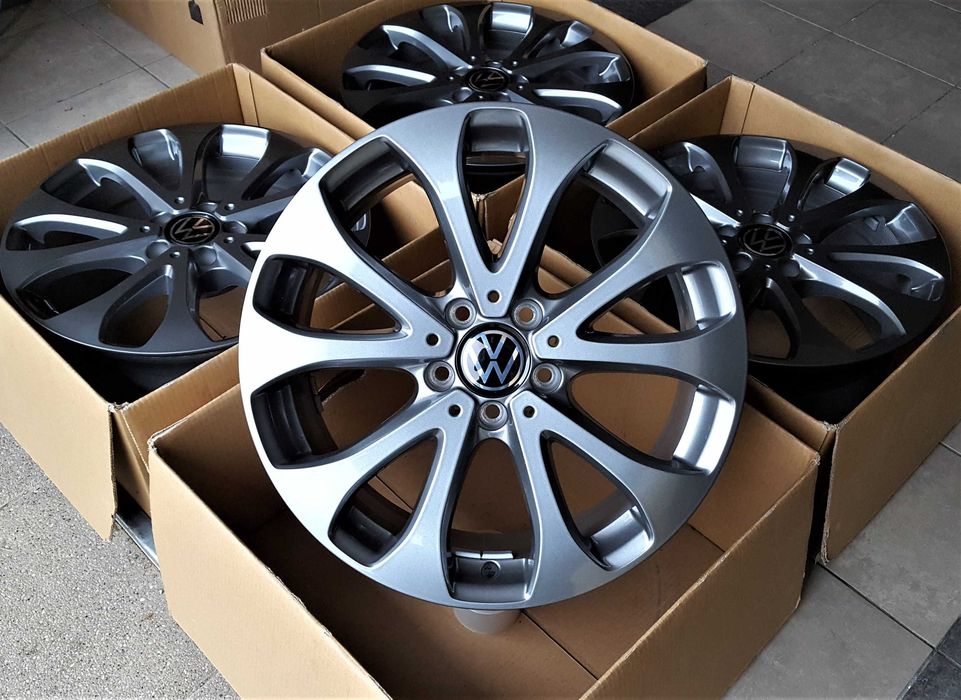 Alufelgi 18 5x112 VW Passat Tiguan Sirocco Arteon Grafitowe ! 245#