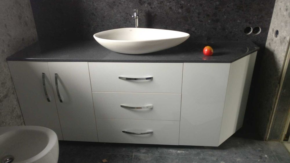 Умивальник на замовлення, стільниця під чашу, раковина з каменю