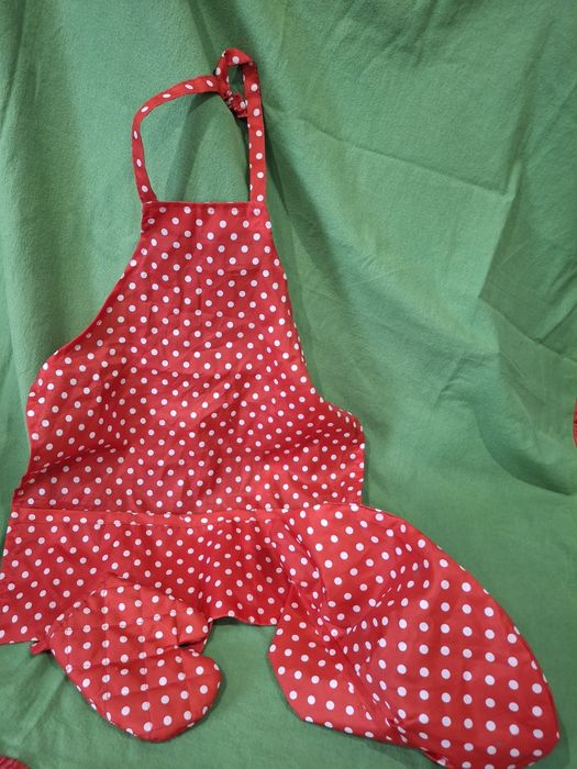 Mochila do Mickey com avental, touca e luva da mini