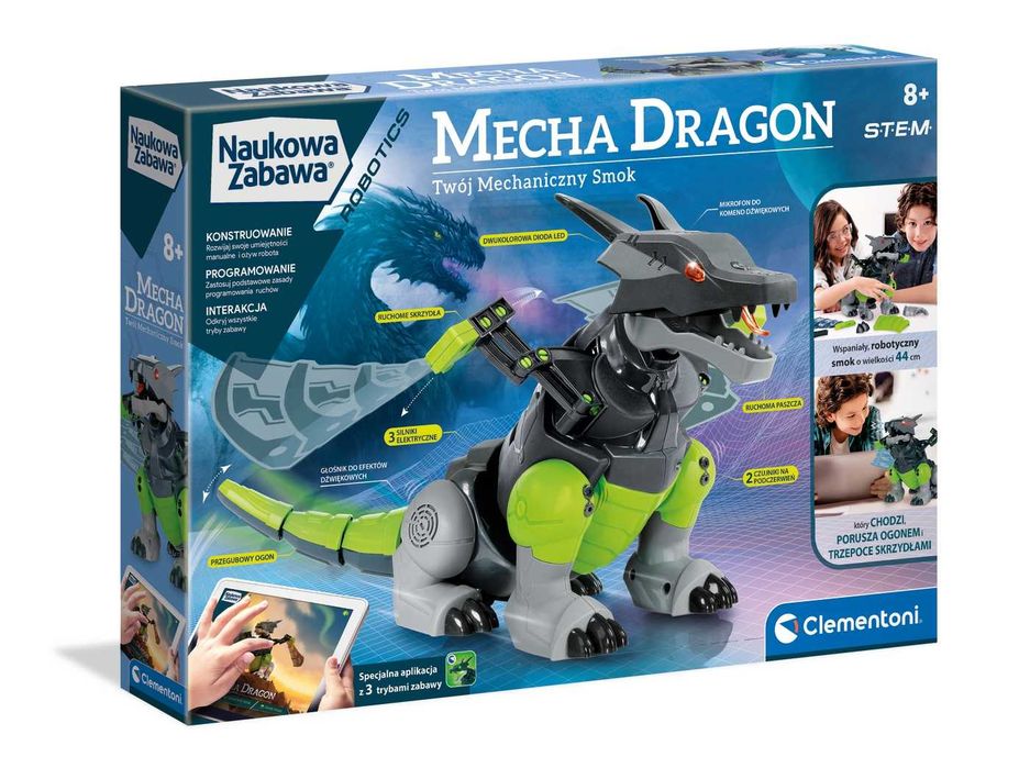 Clementoni Twój mechaniczny smok MECHA DRAGON