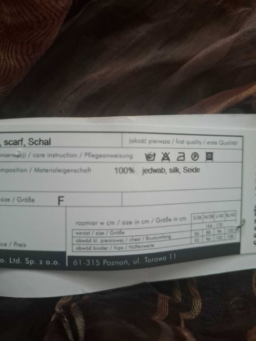 Szal marki Solar Nowy