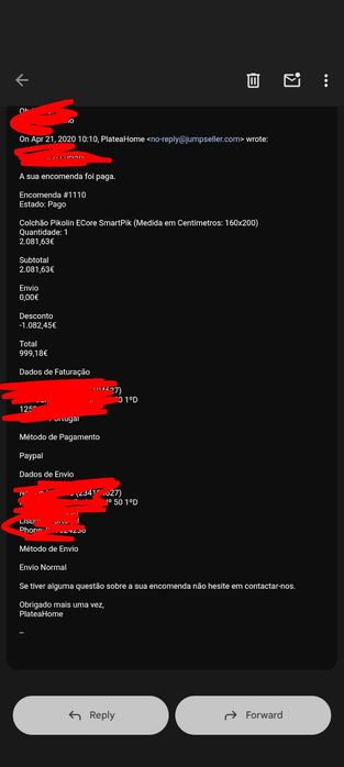 Cama Design em Carvalho Maciço (160x200) + Colchão Pikolin Premium